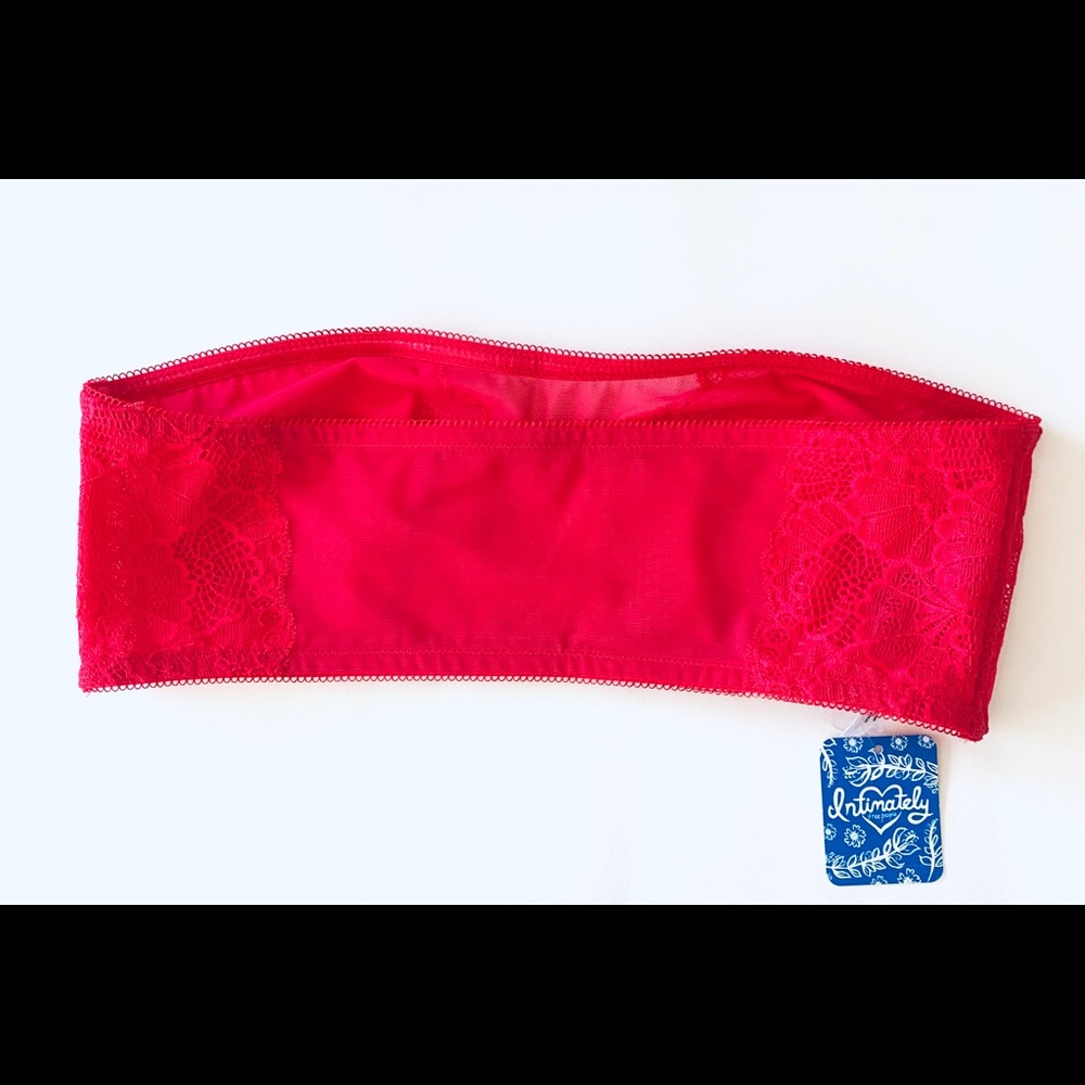 Free People Women’s Raspberry Lace Bralette Size Medium NWT - Picture 6 of 8